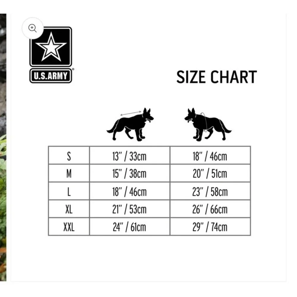US Army Dog Blanket Jacket - Army Green- Size Large